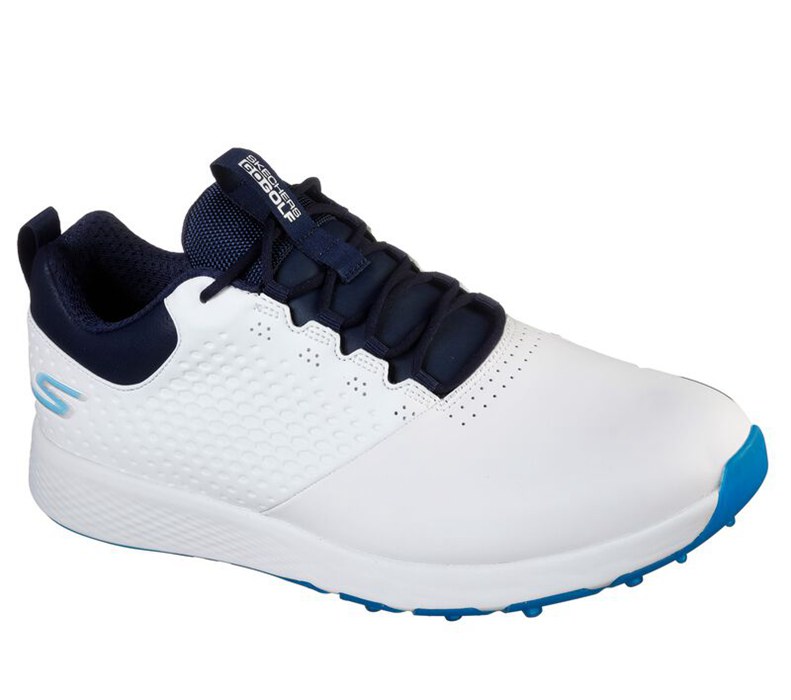 Skechers Herr Vita/Marinblå Sneakers - Go Golf Elite V.4 - Sverige (SRDCE-6325)